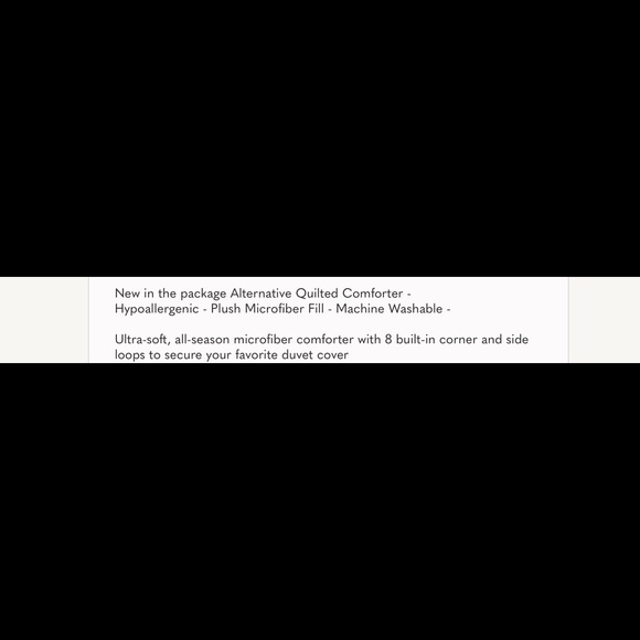 🎀 NEW Down Alternative Quilted Comforter 🎀 - Picture 4 of 4